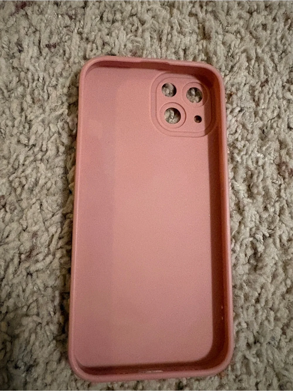 Pink Heart Silicone iPhone 13 Case